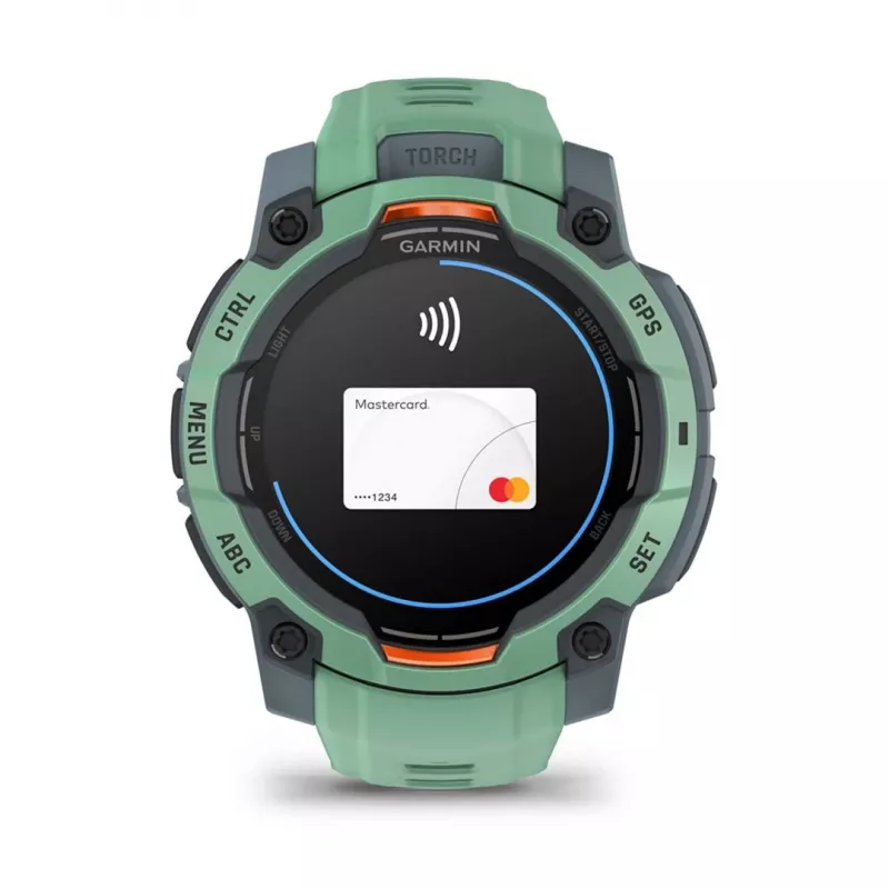 Garmin Instinct 3 AMOLED 3,05 cm (1,2) 45 mm Digital 390 x 390 píxeles Pantalla táctil Verde GPS (satélite)