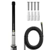 Antena omnidireccional 4G LTE exterior QOLTEC 15 dBi con conector SMA