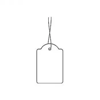 Etiquetas de marcaje con cordel HERMA 32x50 mm con cordel blanco 1000 uds.