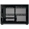 Caja PC Mini ITX/ATX ssupd Meshroom D (CS-MRD-BK-1) — caja compacta negra con paneles de malla