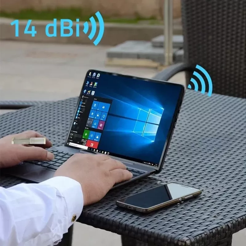 Antena Qoltec 57043 4G LTE DUAL | 14 dBi | omnidireccional | exterior