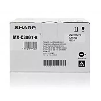 Cartucho de tóner Sharp MX-C30GTB 3000 páginas negro
