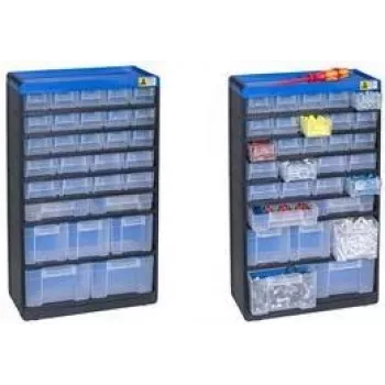 Caja de almacenamiento allit VarioPlus 30,0 x 13,5 x 52,5 cm – organizador de plástico