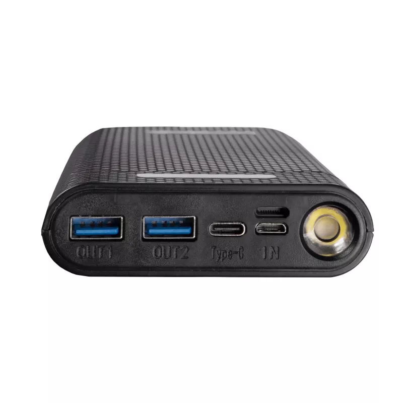 Akyga AK-BC-04 Carcasa para power bank 20000 mAh, 8x 18650, 18W PD QC4+, USB-C, 2x USB-A, Lightning