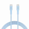 CANYON Cable OnWire 60CL C-C 60W COLOR trenzado 1m azul claro