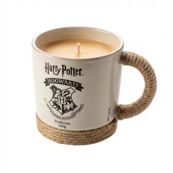 Vela aromática Harry Potter taza con cuerda Hogwarts 200 g – vela temática de marca