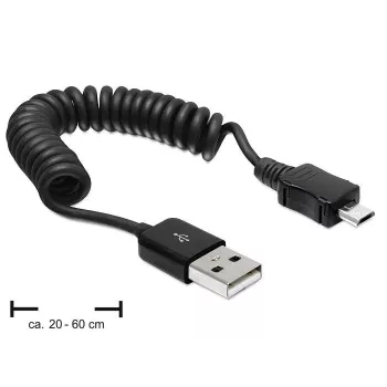 Cable USB DeLOCK USB 2.0-A/USB micro-B 0,6 m