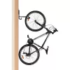 Soporte de pared para bicicleta MACLEAN MC-433 soporte vertical plegable, ancho ajustable, para bicicletas de hasta 20 kg, negro