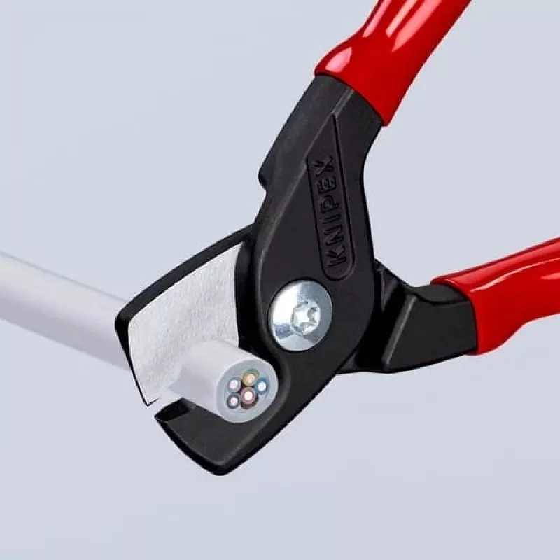 Tijera de cables Knipex 95 11 160 — 160 mm capacidad de corte, mangos ergonómicos