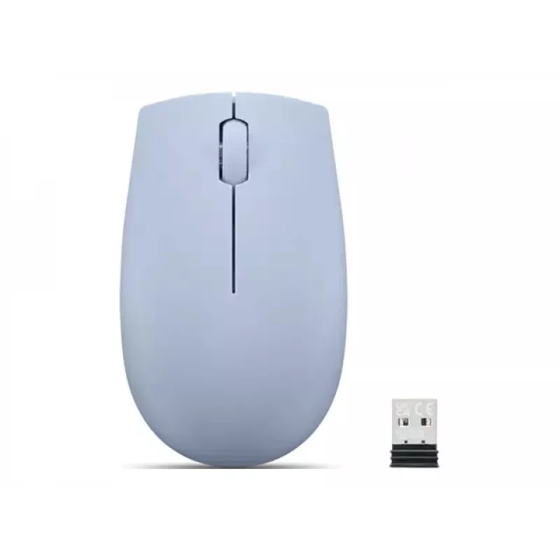 Ratón inalámbrico ambidiestro Lenovo GY51L15679 — Frostblau, RF 2,4 GHz, 1000 DPI, 3 botones, pila AA
