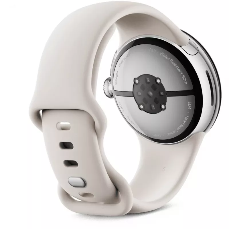 Google Pixel Watch 3 AMOLED 41 mm pantalla táctil digital plateado Wi-Fi GPS (satélite)