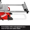 Sierra circular de mesa a batería Power X-Change TE-TS 36/210 Li-Solo, 36 voltios (2x18 V) (rojo, sin batería ni cargador)