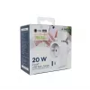 CARGADOR USB UNIVERSAL 20W BLANCO/2P AC TA-ACPDQC20-01-W GEMBIRD