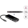Docking station DELOCK USB Type-C 4K HDMI Hub ranura SD/microSD PD 3.0 85W (92001)