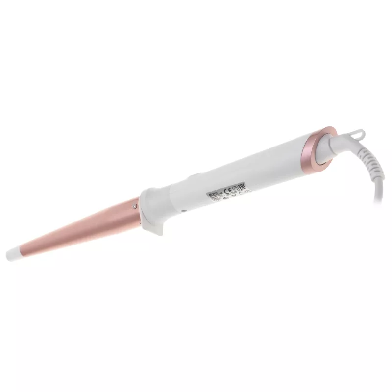 Rizador Adler AD 2119 – cónico, barra cerámica de 12–25 mm, ajustable 120–200 °C, 45 W, rosa