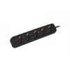 Alargador de corriente Lanberg PS0-05F-0300-BK 3m 5 tomas AC interior negro