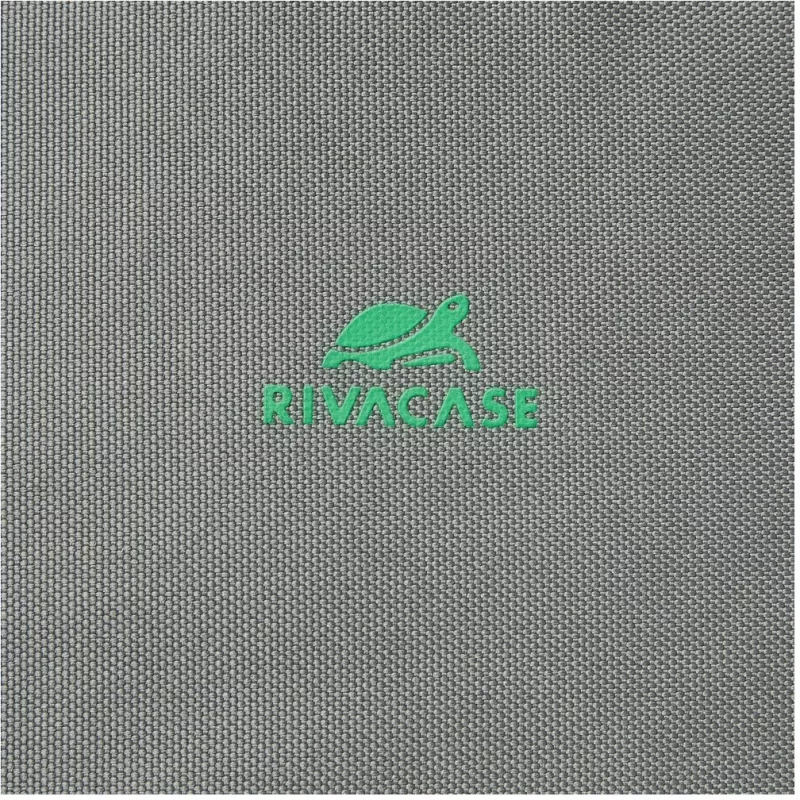 Mochila urbana Rivacase Gremio gris poliéster rPET 280x135x430mm