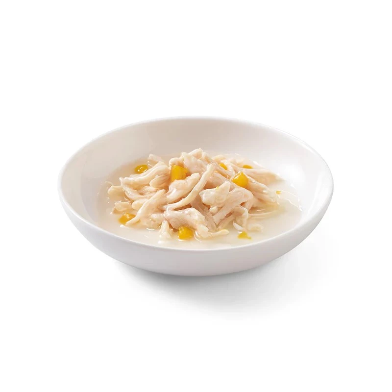 SCHESIR filetes de pollo con calabaza en caldo - Comida húmeda para gatos - 6x50 g