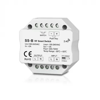 Regulador SS-B de un canal 230V sin función de regulación + pulsador
