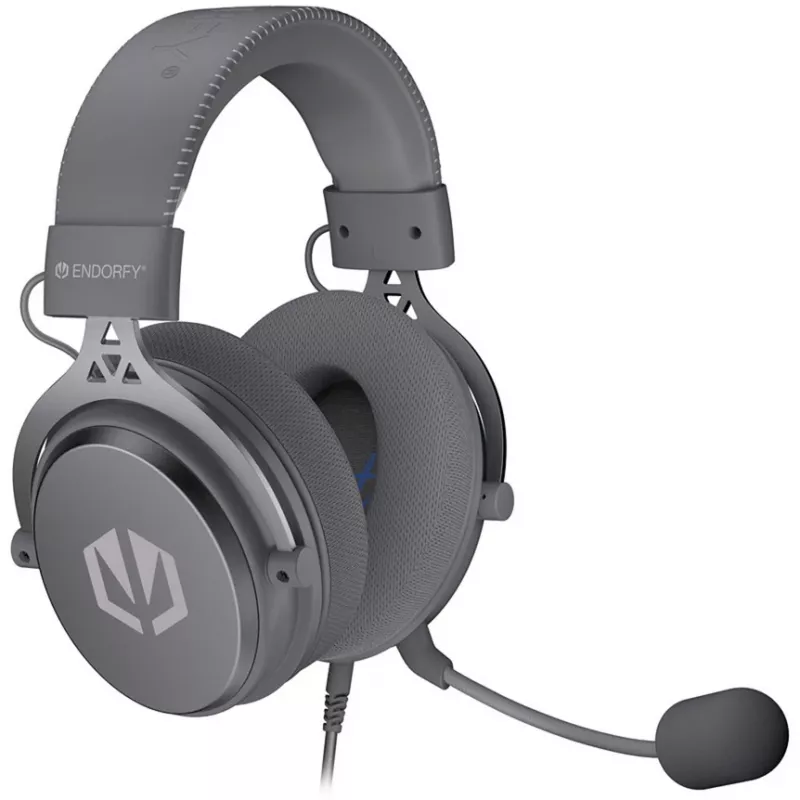VIRO Plus USB Alt Gray, auriculares gaming gris oscuro, USB-A, jack de 3,5 mm, tarjeta de sonido USB 7.1