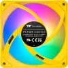 Ventilador de caja Thermaltake CT140 EX ARGB 140 mm amarillo pack de 3