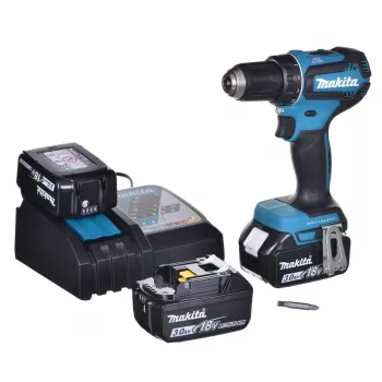 Taladro MAKITA DDF485RF3J 3x 18V 3Ah