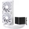 Caja PC Jonsbo D32 STD + Refrigeración líquida completa TRYX PANORAMA, ARGB - 240 mm, Blanca