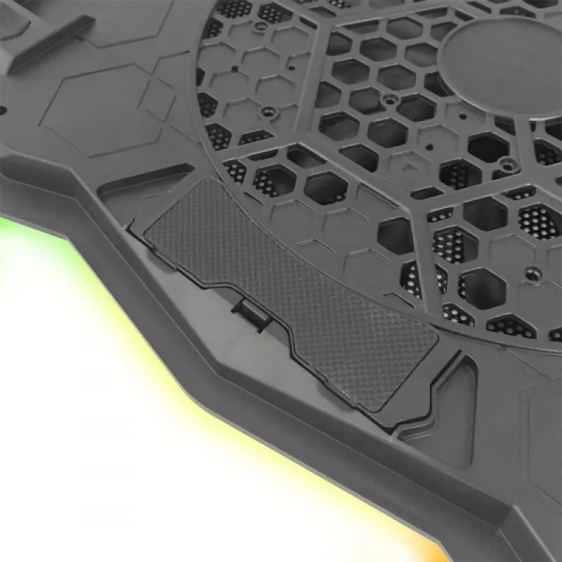 Esperanza EGC110 Xalok base de refrigeración gaming RGB para portátil de 17" (43,2 cm), 800 rpm, negra