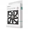 Ventilador de caja PWM slim de 120 mm DeepCool FT12 slim – negro, diseño de perfil bajo, control PWM