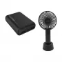 Ventilador portátil y batería portátil RealPower PB-10000 mini HD 10000mAh — pack móvil