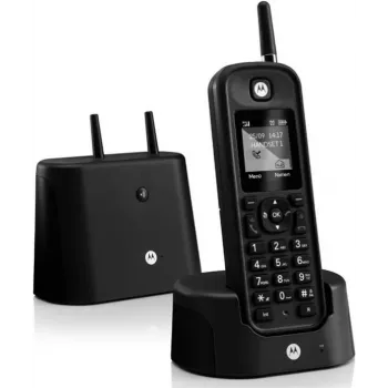 Motorola O201 DECT Teléfono analógico inalámbrico manos libres negro (2249706)