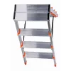 Escalera de tijera doble Krause Dopplo plata