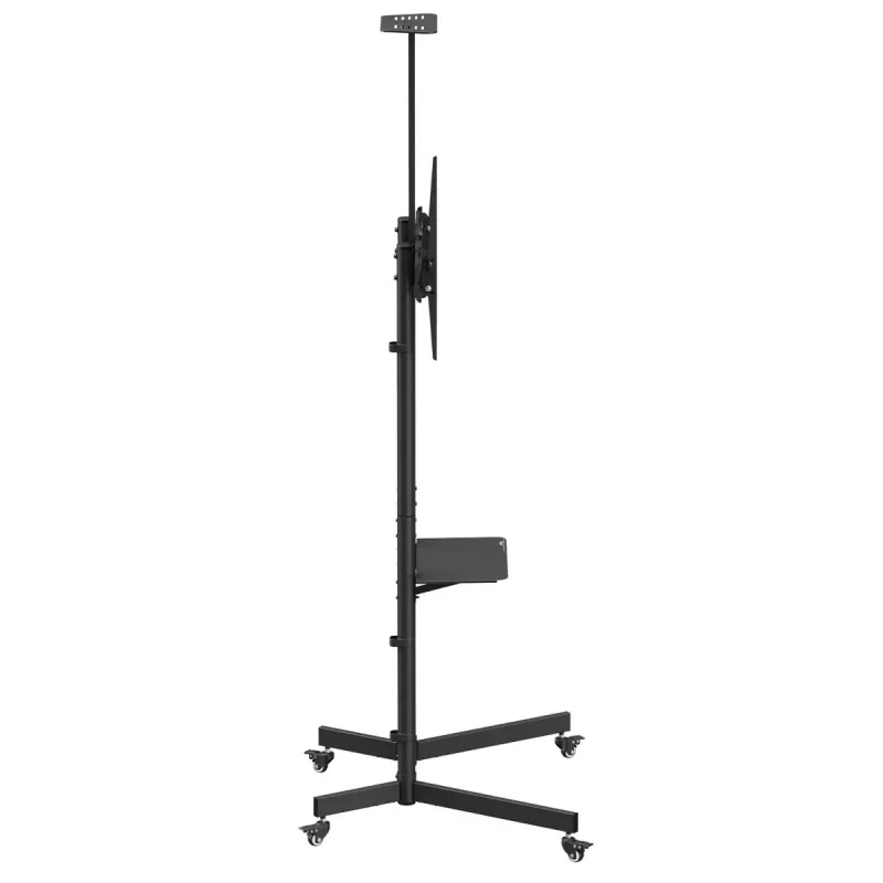 Soporte / carro para TV Maclean, bandeja para cámara, con ruedas, 37-70, carga máx. 45 kg / 5 kg bandeja, VESA máx. 600x400, MC-113 B