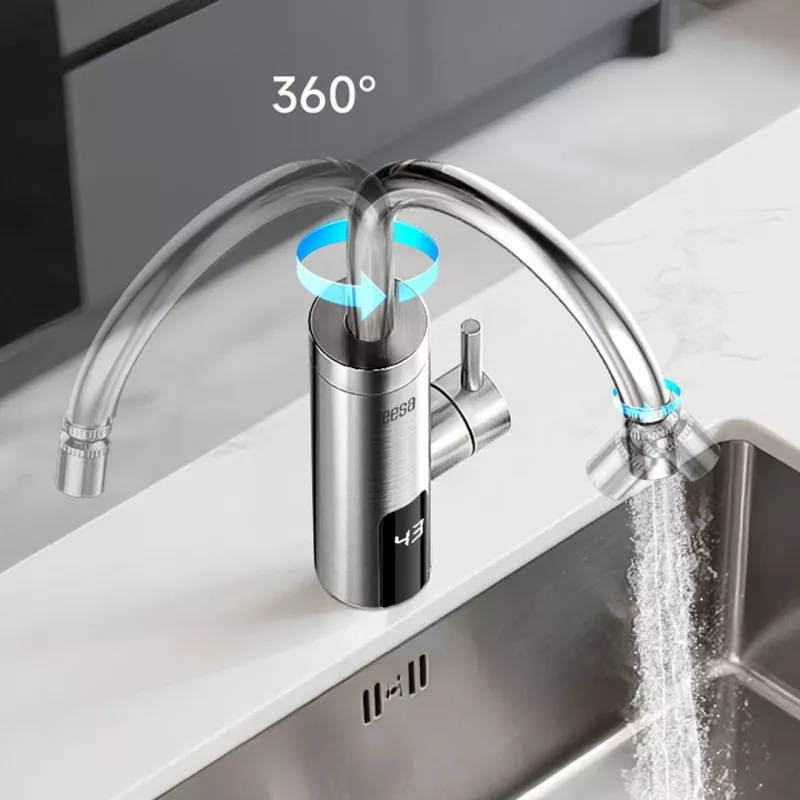 Calentador de agua al paso Teesa metal TSA4106