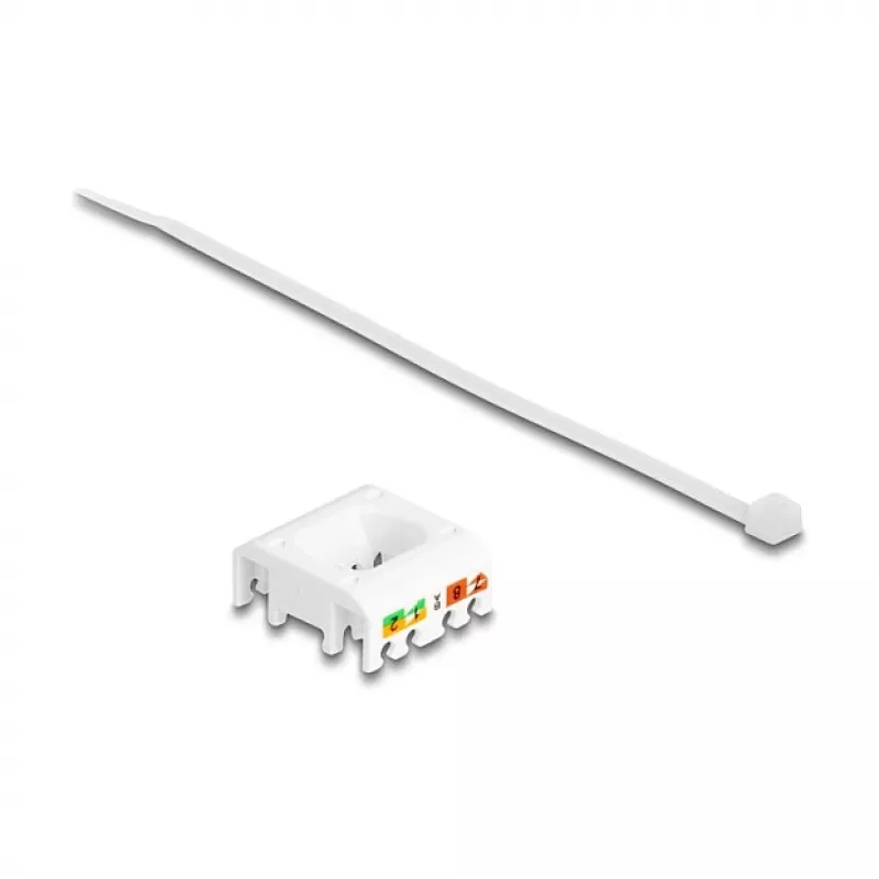 Módulo Keystone DeLOCK RJ45 hembra a LSA Cat.6A fino sin herramienta