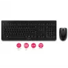CHERRY DW 3000 Teclado y ratón incluidos universal RF inalámbrico QWERTZ alemán gris