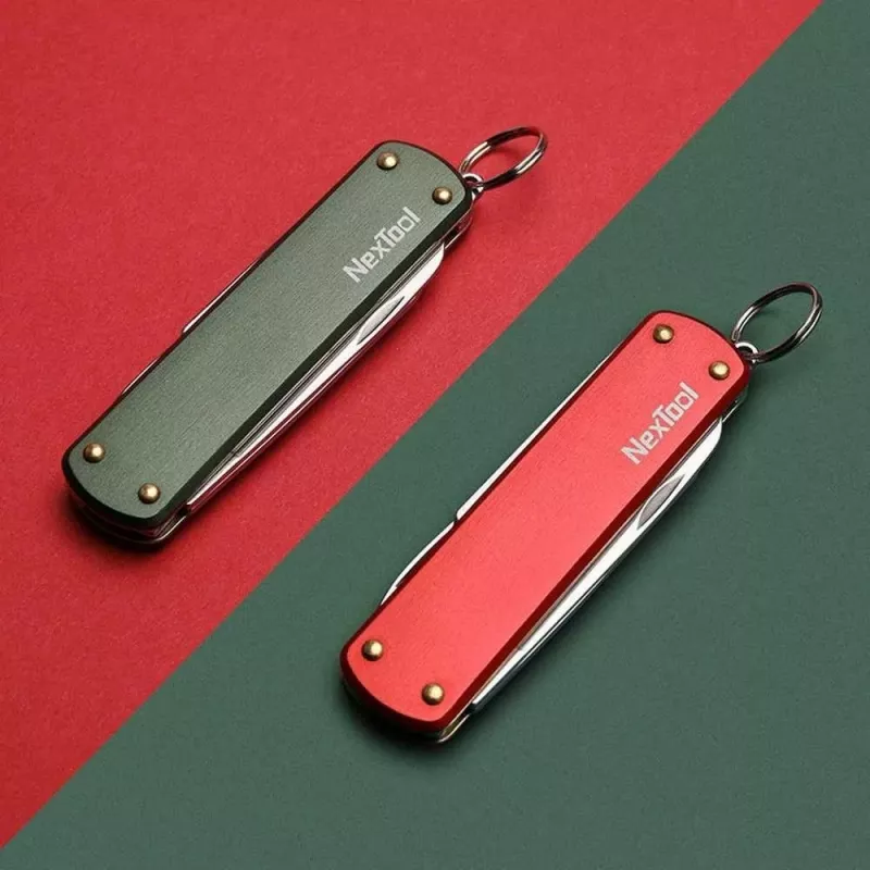 NexTool mini navaja NE0142 4-en-1 roja