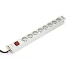 DIGITUS Professional A-19-STRIP-2-IMP – regleta de alimentación (rack – montaje en rack) – corriente alterna 250 V – alimentación de entrada – salida