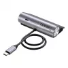 Hub USB Unitek H1337AGY01 – 4 puertos (2×USB-C, 2×USB-A), hasta 5 Gbit/s por puerto, aluminio, Plata