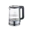 Hervidor de agua Maestro MR-053 1,7 l 2200 W cuerpo de cristal negro con indicador de nivel de agua