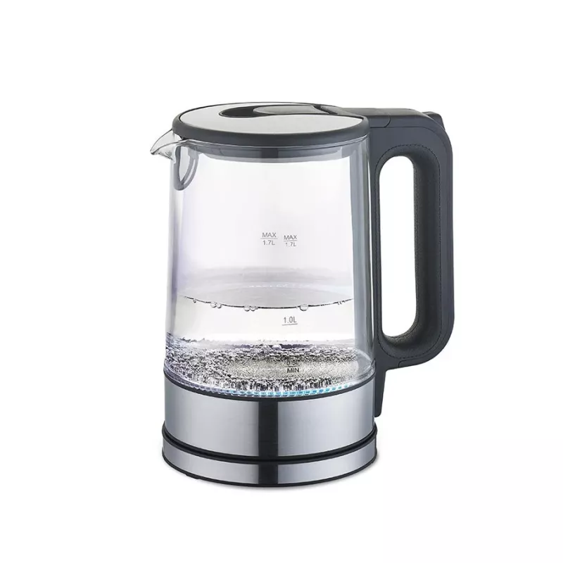 Hervidor de agua Maestro MR-053 1,7 l 2200 W cuerpo de cristal negro con indicador de nivel de agua