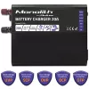 Cargador QOLTEC Monolith 20 A 12 V para baterías LiFePO4, AGM, GEL, SLA