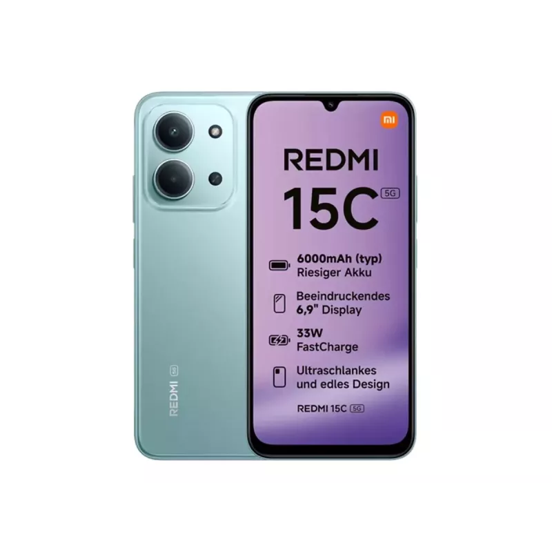Xiaomi Redmi 15C 5G - Smartphone 5G - Dual-SIM - RAM 8 GB / Almacenamiento interno 128 GB - Ranura microSD - 6,9 inch - 1600 x 720 píxeles (120 Hz)