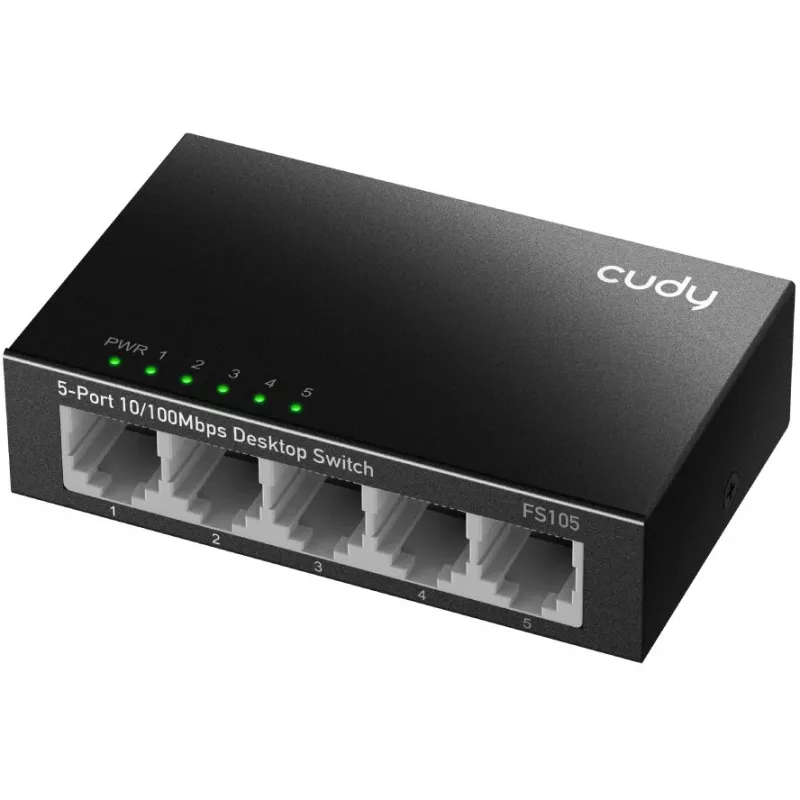 Switch no gestionado Cudy FS105 5 puertos Fast Ethernet 10/100 negro