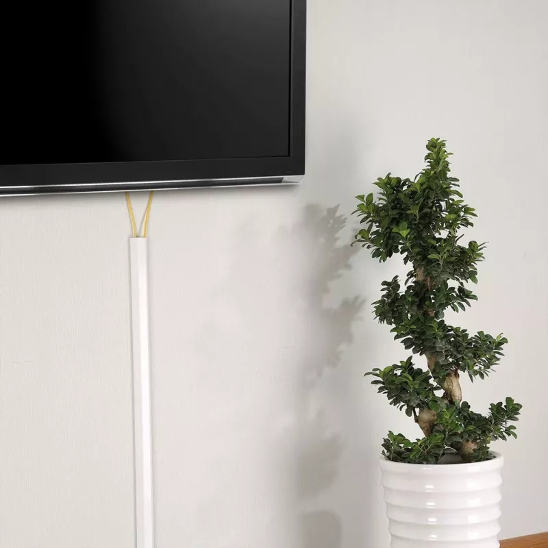 ROLINE Cable Cover - Canaleta de cables - apta para montaje en pared, montaje en suelo