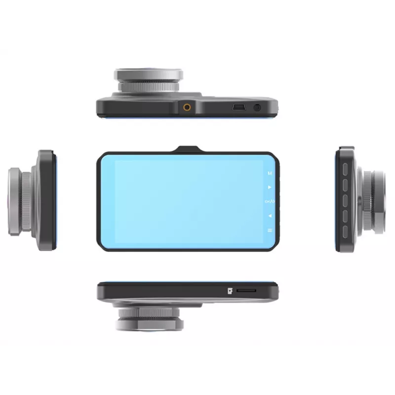 Dashcam TRACER 4TS Full HD Dual-Channel, cámara principal 2 MP, cámara interior 0,4 MP, ángulo 140°/60°, pantalla IPS 4