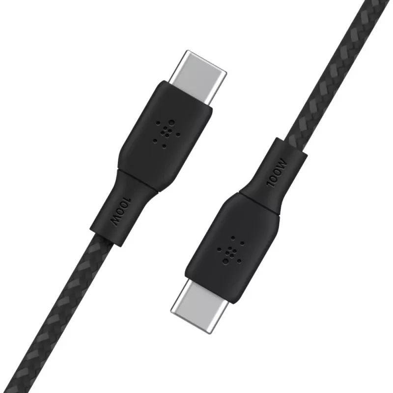 Cable USB Belkin CAB014bt3MBK 3 m USB-C negro USB 2.0