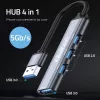 Hub USB QOLTEC 53793 — entrada USB 3.0, 3 conectores USB 2.0