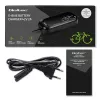 Cargador rápido Qoltec para patinete eléctrico y e-bike de 36V | 42V | 2A | 5,5*2,5 | impermeable + cable de alimentación