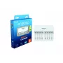 Cargador de interior Panasonic BQ-CC63 — carga 8 AA/AAA, 100–240 V, blanco
